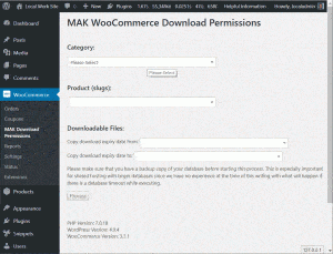 MAK WooCommerce Download Permissions Demo