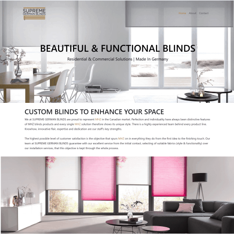 makbiz kelowna website design supreme german blinds